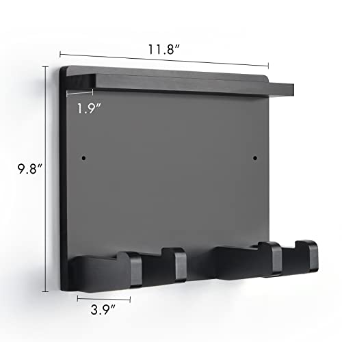 Ikkle Ping Pong Paddle Holder Wall Mounted, Table Tennis Racket And Ball Storage Rack For 6 Rackets And 7 Balls, Ideal For Game Room, Man Cave, Bar Room, Garage, Office, Den, Home, Black #TOP5