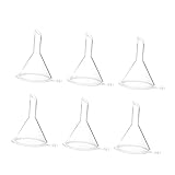 VILLCASE Mini Funnels Plastic Funnel Mini Plastic Containers Bullet Snorter Funnels for Filling Small Bottles Rice Vinegar Suite Small Funnel Vial Toner Rice Vinegar Kit 20 Pcs