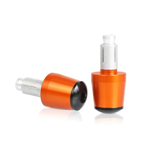 Embouts de guidon orange avec curseurs de protection pour moto Suzuki GSXR