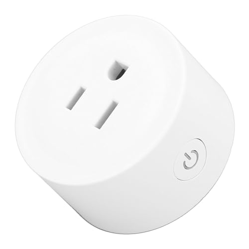 2200W 10A Smart Plug Outlet with Timer 2.4GHz WiFi Smart Socket U...