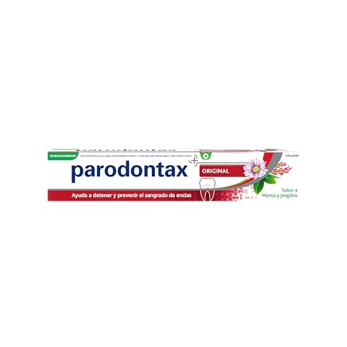 Parodontax Herbal Original Pasta de Dientes, Ayuda a Detener y Prevenir el Sangrado de Encías, Sabor a Menta y Jengibre, 75 ml