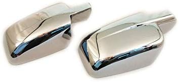 Full Chrome Door Side Mirror Cover for 2009-2015 Dodge Ram 1500/2010-2014 Dodge Ram 2500 3500 WITHOUT Signal Light