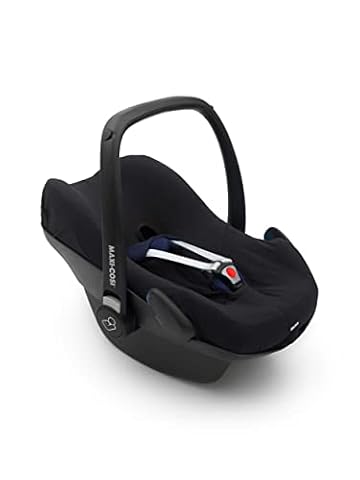 Oryginalny pokrowiec Dooky Seat Cover Uni Black do fotelika dla niemowląt rozmiar uniwersalny, odpowiedni do 3 i 5-punktowego systemu pasów samochodowych, dla grupy wiekowej 0+, czarny