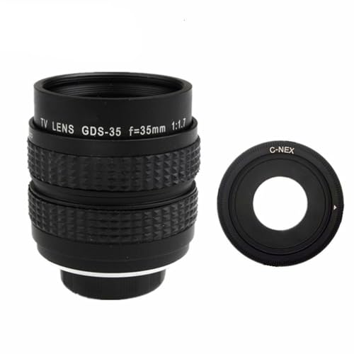 35mm F1.7 CCTV TV f惌Y C }Eg For Sony E:NEX3 NEX-C3 NEX-F3 NEX5 NEX5N NEX5R NEX5T NEX6 NEX7 A6000 A6300 A6500