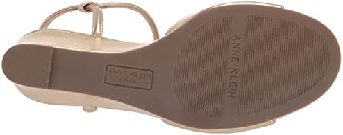 Anne Klein Women's Silas Wedge Sandal, Platinum, 8 | Image 3