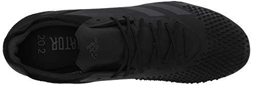 adidas Tênis masculino Predator 20.2 Firm Ground, Núcleo preto/cinza sólido Dgh, 11.5