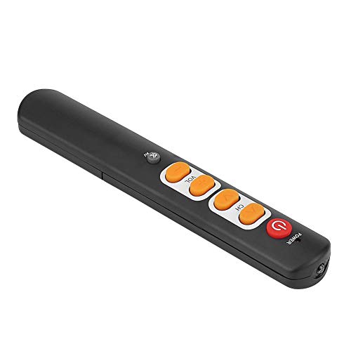 Learning Remote Control With Big Buttons, 6 Keys Universal Remote Control Smart Controller For Tv Stb Dvd Dvb Hifi Vcr(Orange) #TOP2