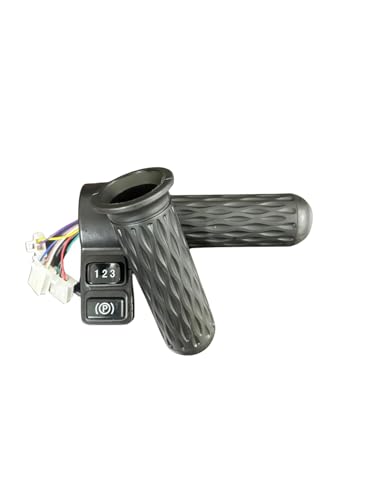 Image of Rock World Universal EV Throttle for 48v 60v 72V Compatible with Electric Scooter Ebike E-Cycles E-Rickshaw E-kit with Three Speed Mode and Parking Button 123+P