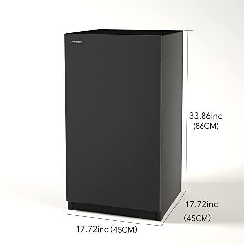 Landen Aquarium Wooden Stand and Cabinet for up to 20 Gal Tank, Fish Reptile Sea Salt WaterTank Stand, Nano Foam… - Image 3