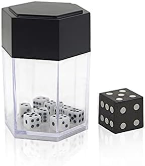 1Pc Black Dice Bomb Magic Tricks,Explode Explosion Dice Magic,Props for Magicians,Close up Street Illusions Gimmicks Mentalism,Magic Kits and Accessories