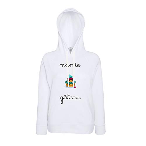 Sweat à capuche Mamie Gâteau : idéal pour vos promenades en famille et moments de complicité
