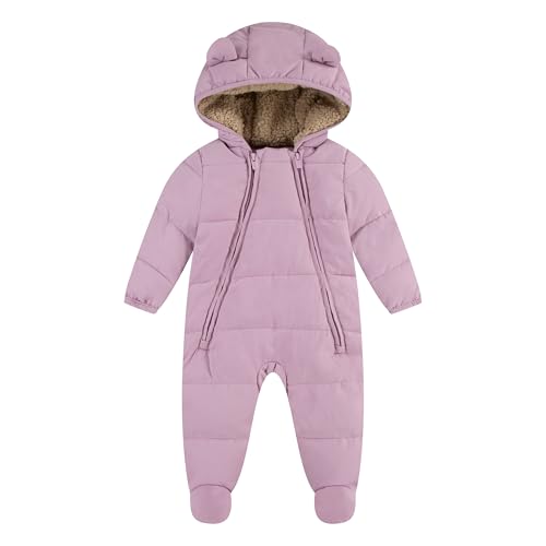 HUGGIES Sherpa Lined Footed Snow Suit