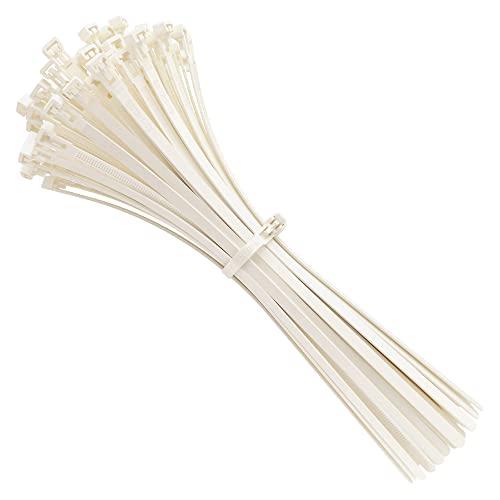 intervisio Collier de Serrage Réutilisable Plastique, 350 mm x 7,6 mm, Attache Câble...
