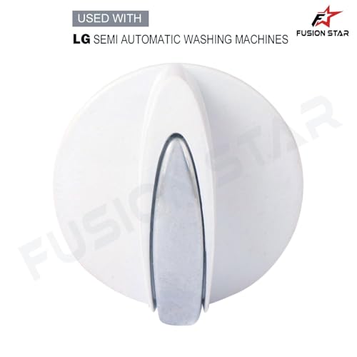 FUSION STAR Knob Washing Machine Suitable for All Brands & LG Parts Semi Automatic Washing Machine Replacement Parts/Accessories, Dryer & Drain Timer Switch Knob (Set of 4)