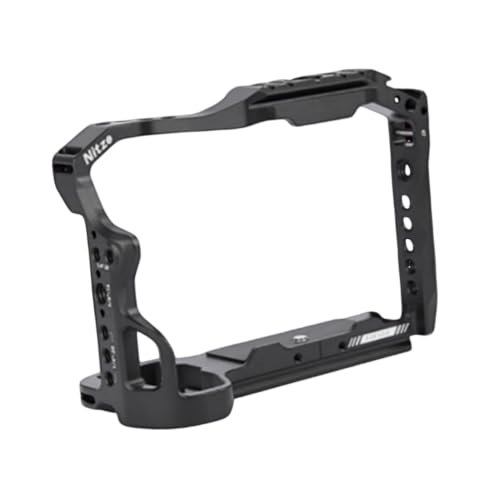 Image of Nitze Aluminum Alloy Camera Cage for LUMIX G9 II / S5 II / S5 IIX Camera, Compatible with Arca Swiss, with Cold Shoe