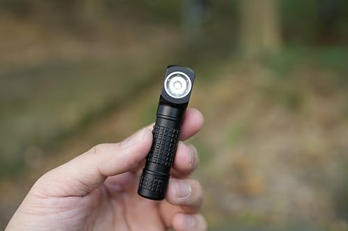 Image of Manker E02 III Everyday-Carry Flashlight, USB-C Rechargeable AAA Flashlight, Pocket EDC Flashlight with Magnetic Tail, Reversible Clip (560Lumens 6500K Cool White, Black)