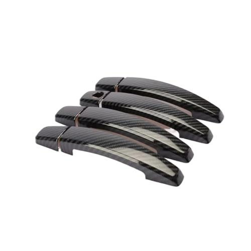 Compatible With Opel For Vauxhall For Zafira B 2006-2011 For Tourer C 2012-2018 �N���[���J�[�{���t�@�C�o�[�Ԃ̃h�A�n���h���J�o�[�g�����X�e�b�J�[ �Ԃ̊O���h�A�n���h�������V�F��