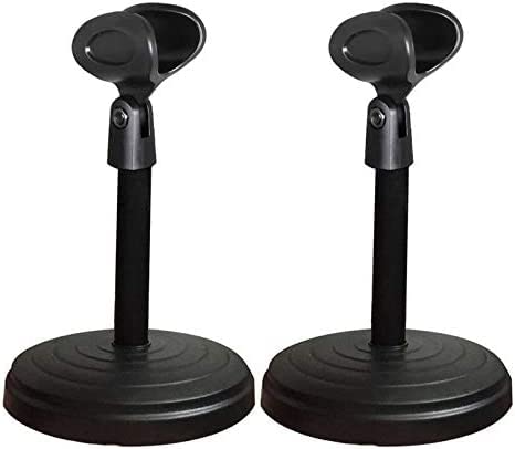 卓上マイクスタンド 伸縮 デスクアーム マイクスタンド スマホ 高さ調節可能 折りたたみ ブラケット 2点セット