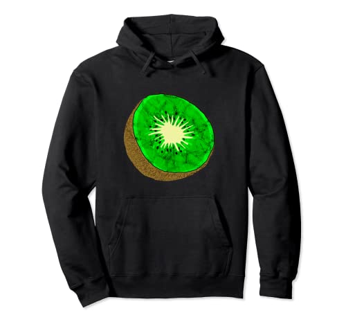Kiwi Sommer Tropische Exotische Sauerfrucht Vegetarisch Pullover Hoodie