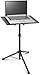 Pro 28"- 46" Universal Device Stand - DJ Laptop Projector Stand, Height Adjustable Laptop Stand, Computer DJ Equipment Studio Stand Mount Holder, Good For Stage or Studio - Pyle PLPTS4