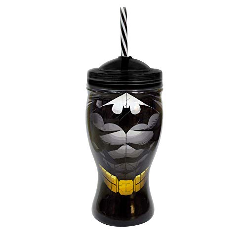 Copo Taça 660 ml Batman, Plasútil, 008970-3850, Preto