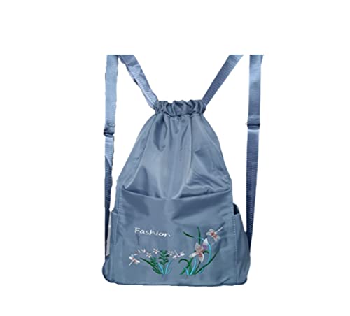 Image of SRZ School Bag College Bag Backpack for women Travel bag Polyester Trendy Stylish Backpack Drawstring Embroidery