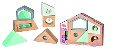 Eichhorn - Baby Pure Sensorik Soundbausteine - aus 100 Prozent FSC zertifiziertem Buchenholz, nachhaltiges Holzspielzeug, Klang- und Soundfunktionen, für Kinder ab einem Jahr geeignet