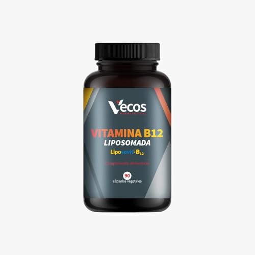 Vitamina B12 Liposomal - 1000 µg/cápsula - Metilcobalamina Pura - Alta Absorción - 90 Cápsulas (3 meses) - Sin Gluten ni Aditivos - Energía, Metabolismo y Salud