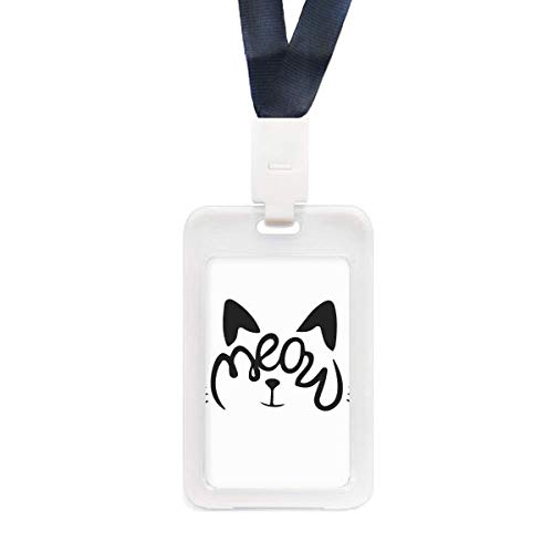 Étui de protection transparent souple Cat Meow avec lettrage anglais résistant