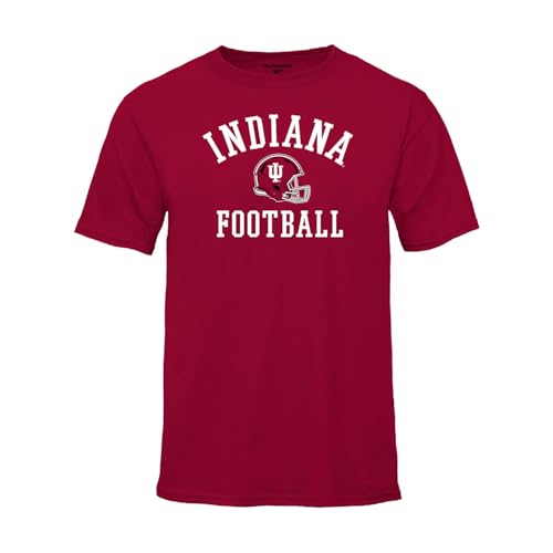 Barnesmith Indiana University IU Hoosiers Short-Sleeve T-Shirt Football Red Small