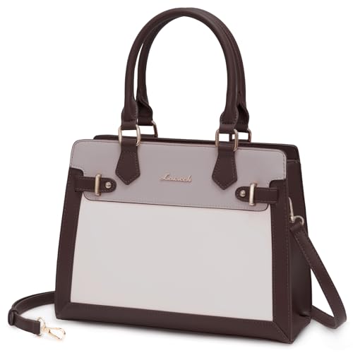 Image of LOVEVOOK Purses and Handbags for Women, Tote Shoulder Bag Satchel Purse and PU Leather Top Handle for ladies