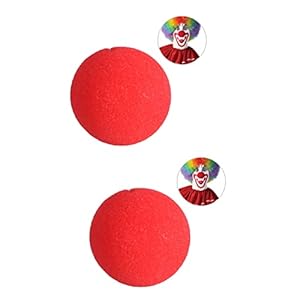 Amosfun 2 Stks Schuim Een ​​Levert Cospaly Red Santa Up Halloween Clown Neus Rekwisieten Voor Kostuum Jurk Carnaval…