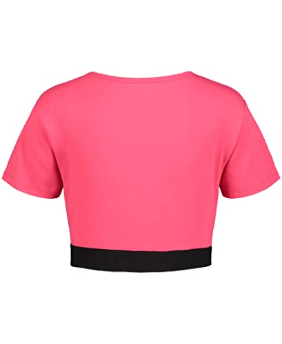 Image of Calvin Klein Girls Short Sleeve Performance T-Shirt, Crew-Neck Neckline & Logo Detailing