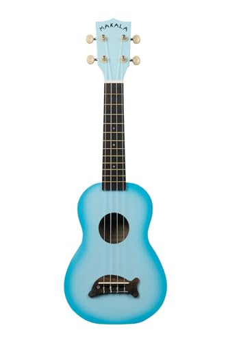 Kala Brand Music Co. Makala Dolphin, 4-String Ukulele, Lt Blue Burst, Soprano (MK-SD/LBLBURST) - Image 2
