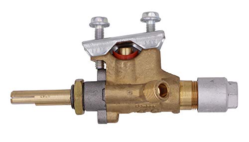 METER STAR Válvulas de seguridad de gas de latón para parrilla de barbacoa con salida de gas de unidad magnética Orkli con rosca de 7/16"-20UNF