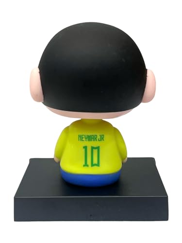Image of AUGEN Super Hero Shinchan Neymar Action Figure Limited Edition Bobblehead with Mobile Holder for Car Dashboard, Office Desk & Study Table (Pack of 1)