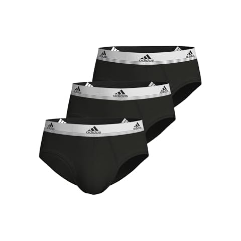 adidas Men's Multipack Letter Underwear, XXL Cover