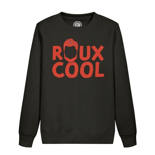 Sweatshirt enfant roux cool au motif humour Roucool en coton doux