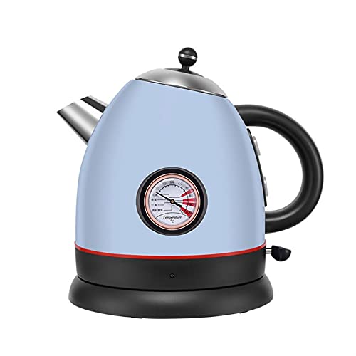 GYQYYGZ Hervidor eléctrico 1.7L Hervidor eléctrico con medidor de Temperatura del Agua Caldera de té de té de té Pot…
