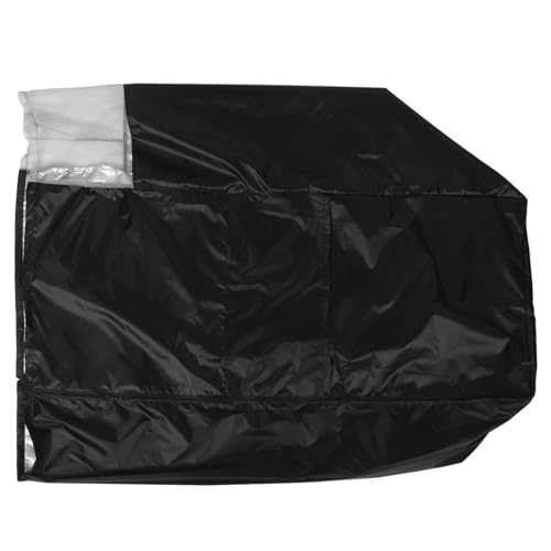 Housse de noir pour réfrigérateur vertical imperméable en tissu Oxford