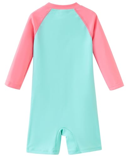 Image of UMELOK Baby Girl One Piece Swimsuit Infant Rash Guard Bathing Suit