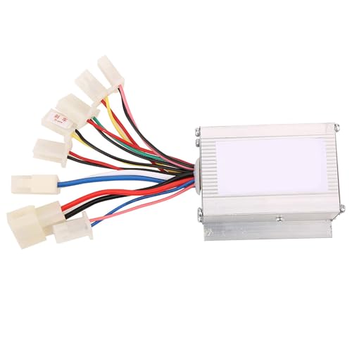 Keenso Kit di conversione per Bicicletta ad Alta velocità, 9 Pezzi/Set 24V 250W Guarnitura Motore Spazzolato con Controller con Impugnatura dell'acceleratore per Bici
