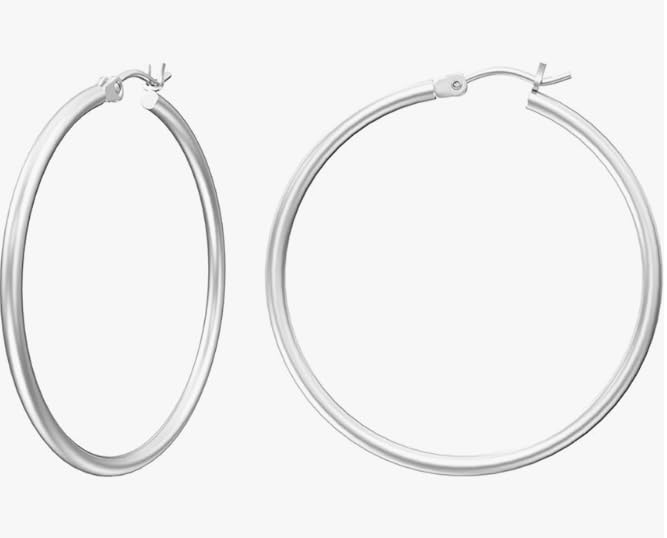 Hoop Earrings Set 30mm/40mm/50mm/60mm/70mm Gold/Silver/Rose Gold Hypoallergenic, Lightweight, 316L Stainless Steel, 18K Gold Plated3