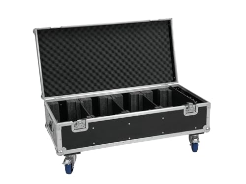 ROADINGER Flightcase 4x PLL-576 CW/WW mit Rollen | Truhen-Case mit Lenkrollen, PRO-Version