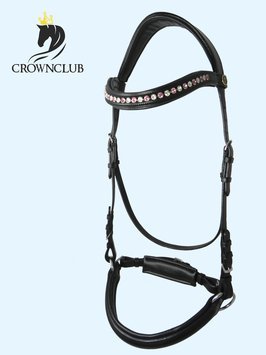 Crownclub Mirabell gebisslose Trense Sidepull rosa