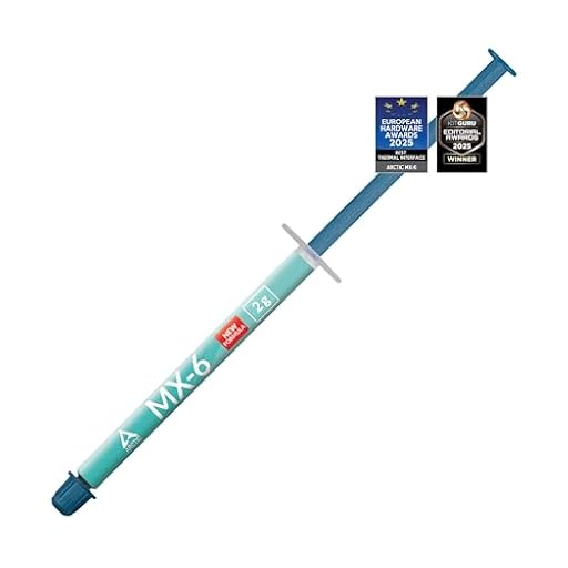 ARCTIC MX-6 (2 g) - Ultimate Performance Thermal Paste para CPUs, Consolas, Tarjetas gráficas, Portátiles, Muy Alta conductividad térmica, Larga duración, No conductiva, No capacitiva | Ya disponible en tu tienda friki favorita! En mundofriki.es!
