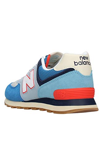 Image of New Balance Men's 574 V2 Core Sneaker, Mako Blue /Turtledove, 10.5 M