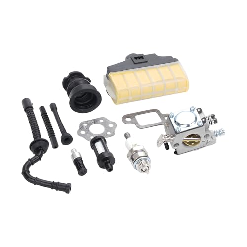 Conjunto de carburador de bronce de alta calidad para modelos de motosierra MS250 con factores inmunes al calor y juego de carburador de motosierra resistente a la oxidación