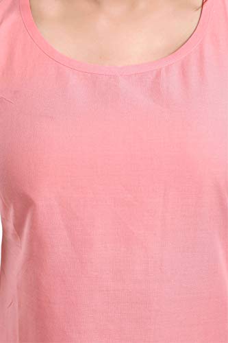 Image of Cotton Rich Camisole Slip for Women | Long Kurti Slip /Suit Slip /Camisole Slip Knee Length Inner(Long Inner)