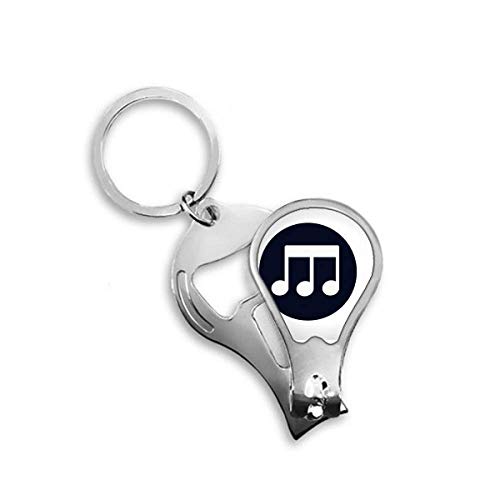 Coupe-ongles de pieds notes de musique noires cadeau original musicien